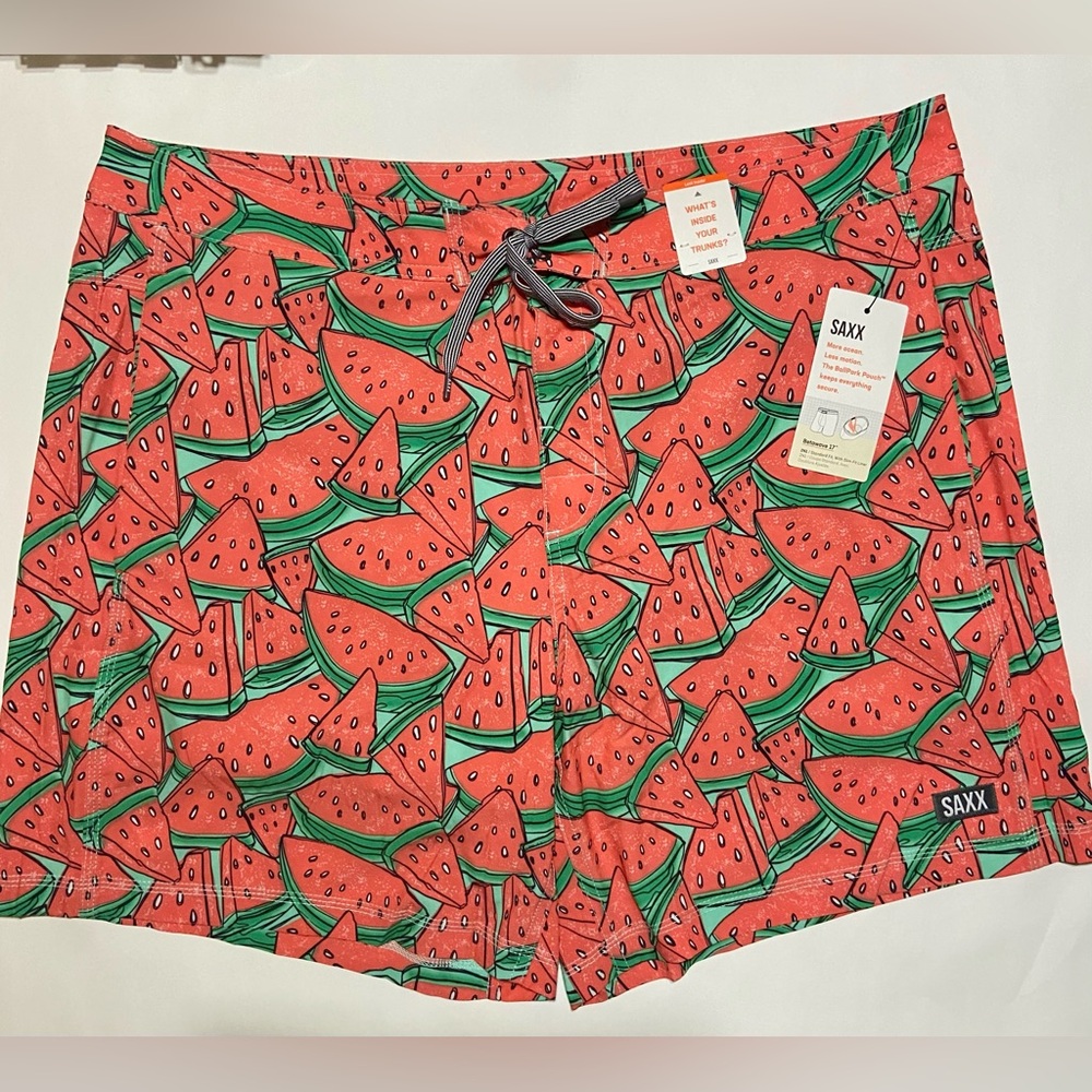 SAXX Betawave 2N1 Boardie 17" Watermelon Print